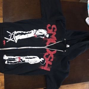 Smosh zip up hoodie